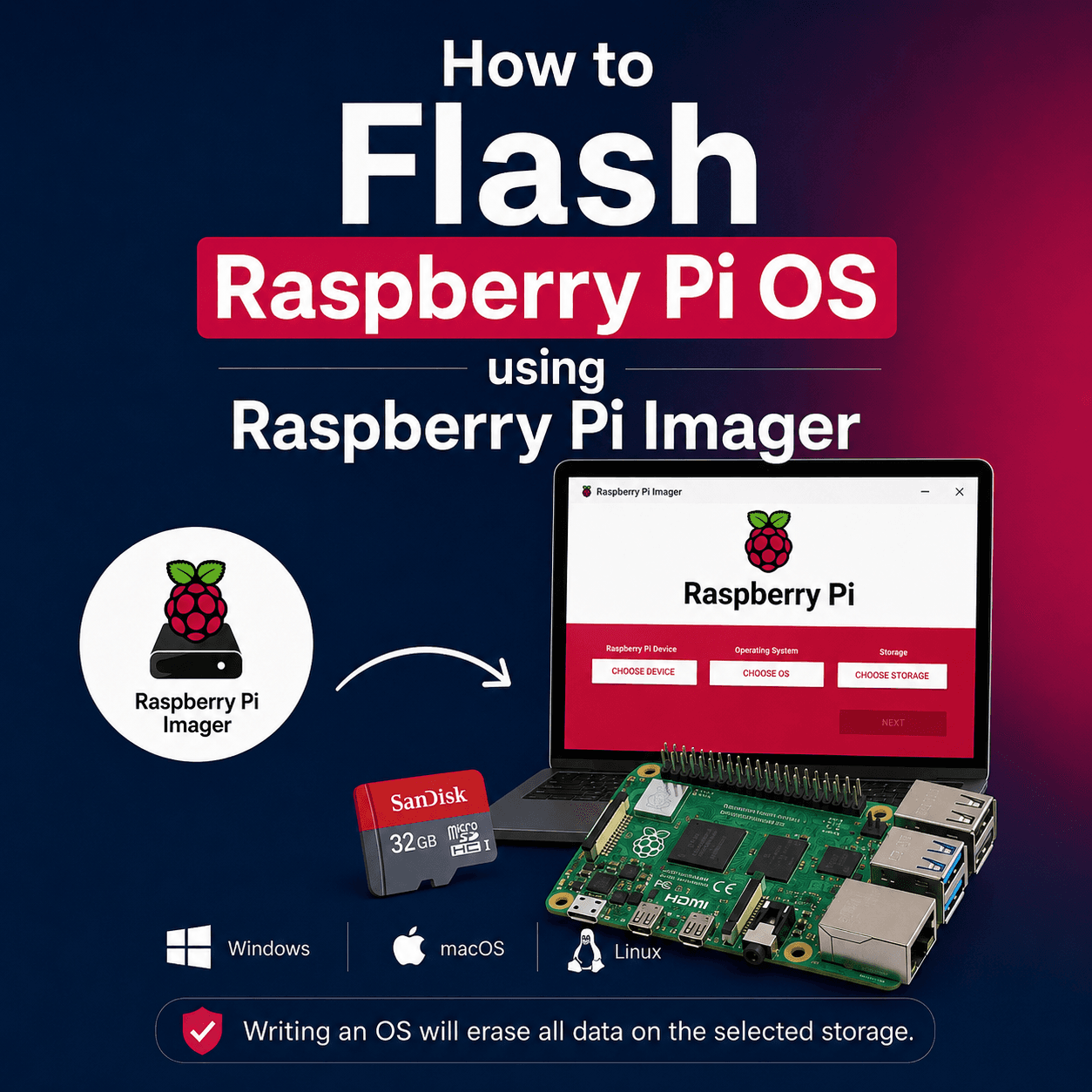 How to Flash Raspberry Pi OS Using Raspberry Pi Imager